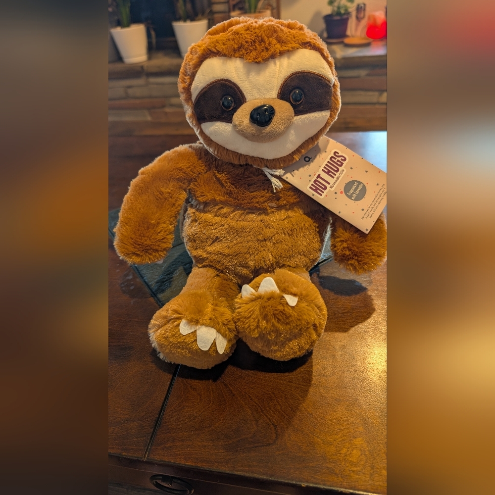 Warm Brown Sloth Plush Toy